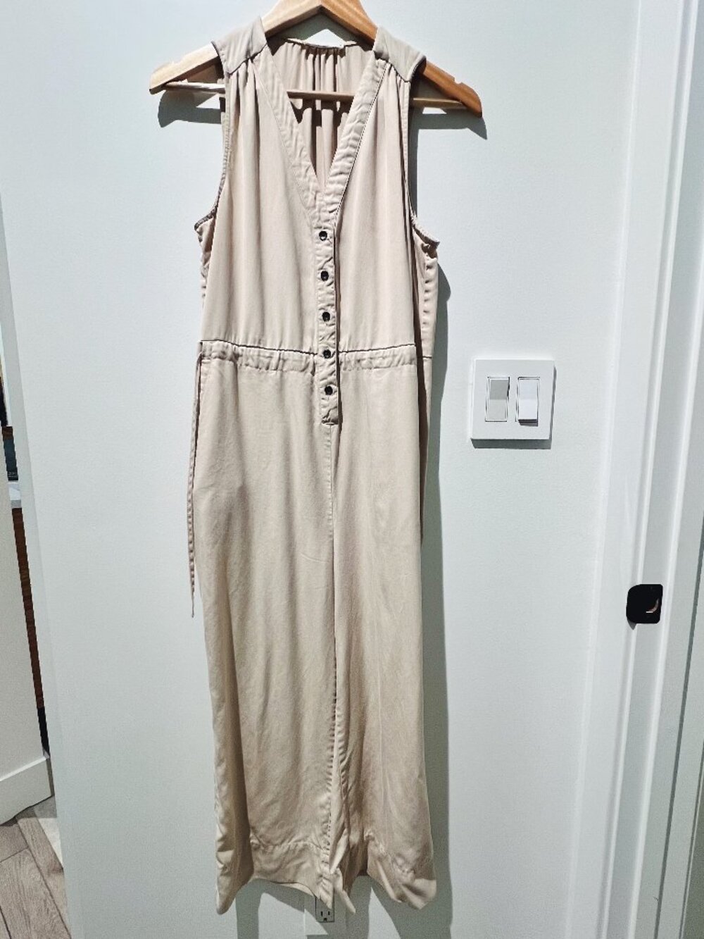 Marine Layer Tan Jumpsuit Sz Small